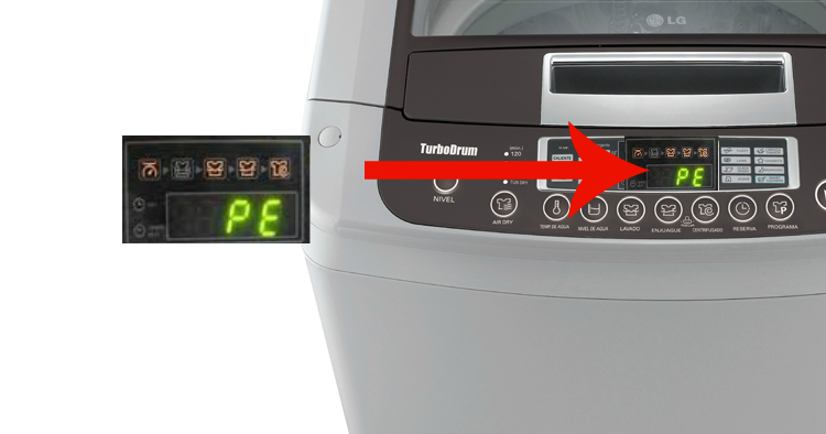 Lỗi PE ở máy giặt LG Inverter 3 nguyên nhân và cách khắc phục