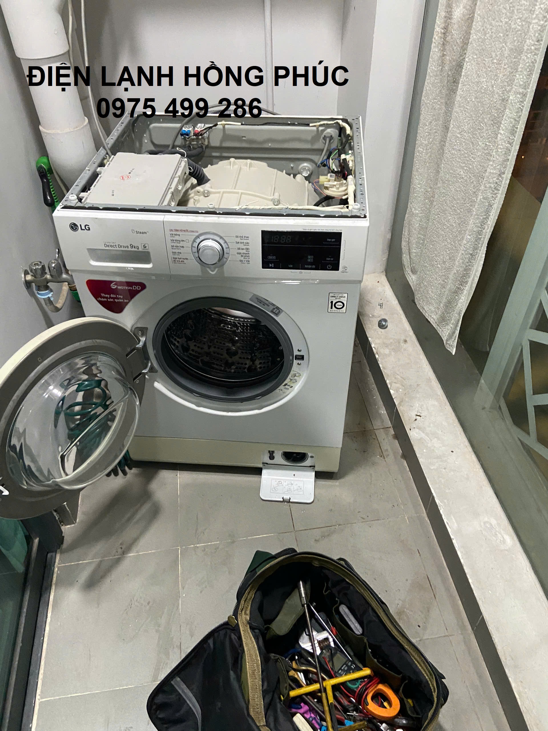 sửa chữa máy giặt ở Sài Đồng Long Biên