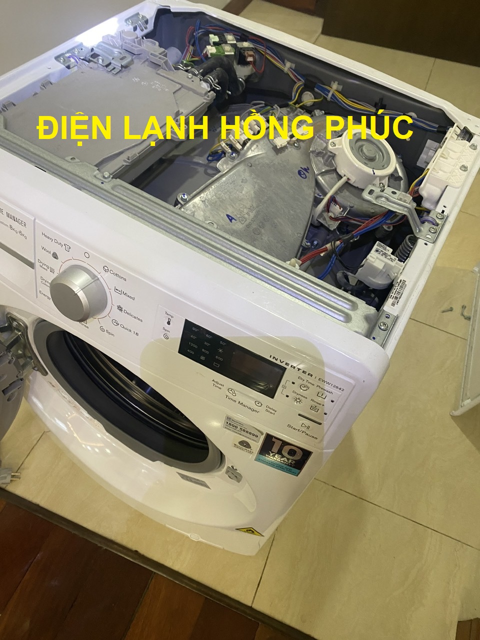 hướng dẫn khắc phục máy giặt Electrolux báo lỗi EFO