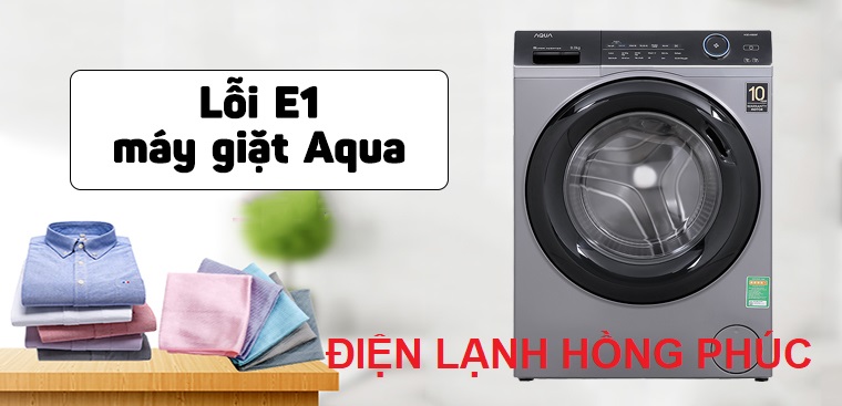 máy giặt Aqua báo lỗi E1