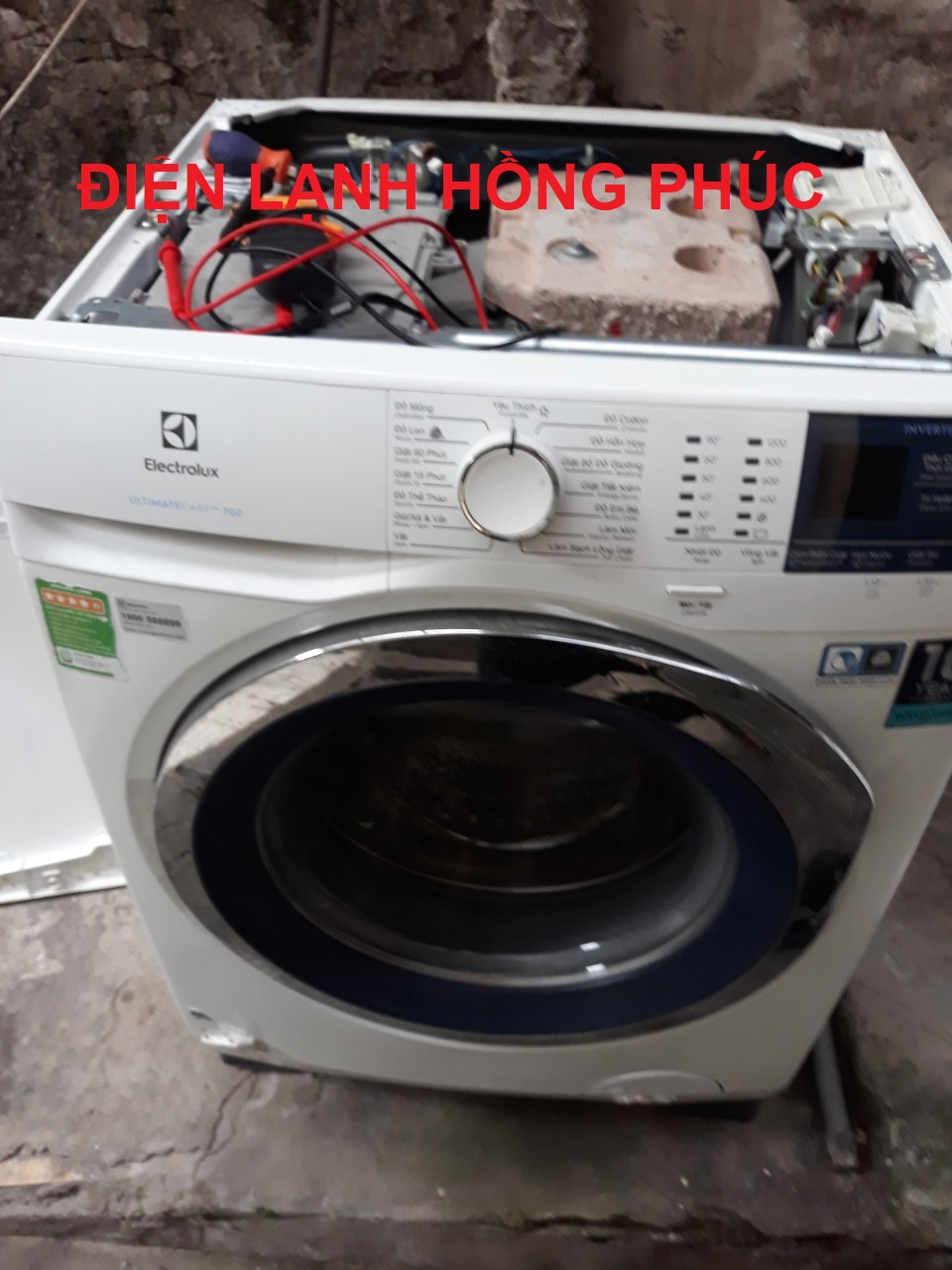 máy giặt electrolux mất nguồn